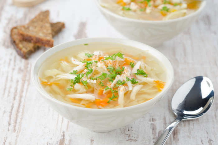 суп с куриной грудкой и капустой