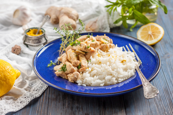 куриное филе с имбирем и лимоном