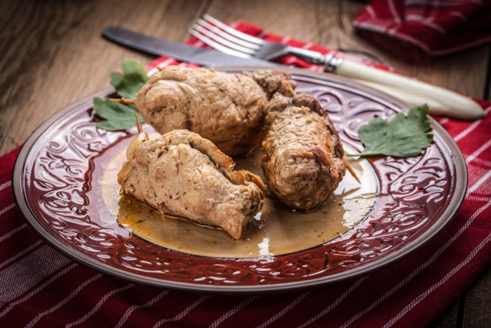 рулетики из говядины