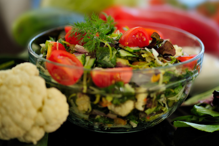 салат с цветной капустой