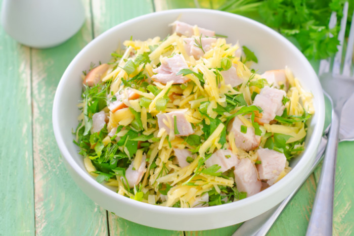 копченая курица с сыром