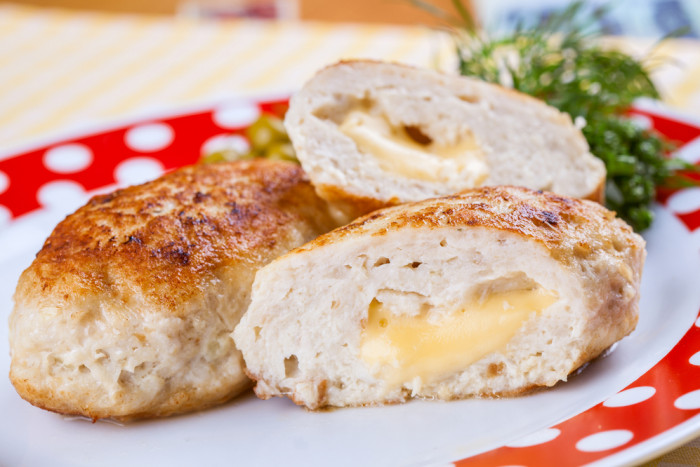 куриные котлеты с сыром