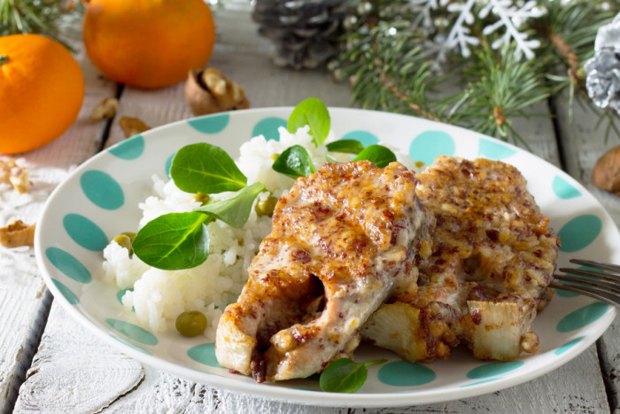 рыба с орехами