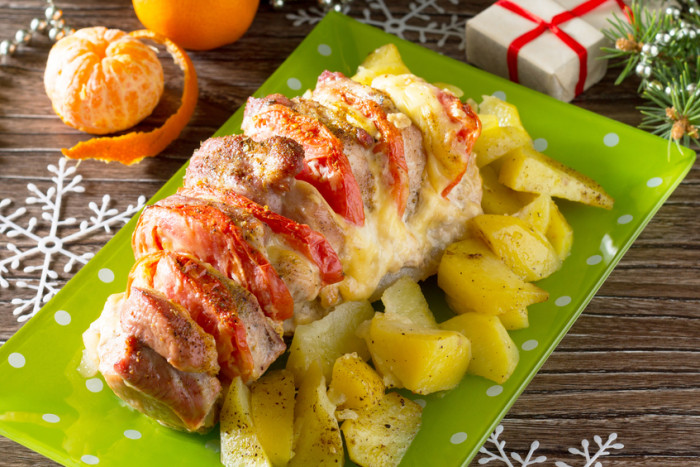 мясо гармошка