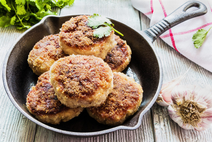 котлеты с картофелем