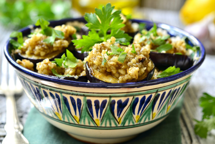 баклажаны с орехами