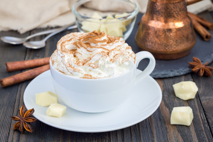 горячий белый шоколад