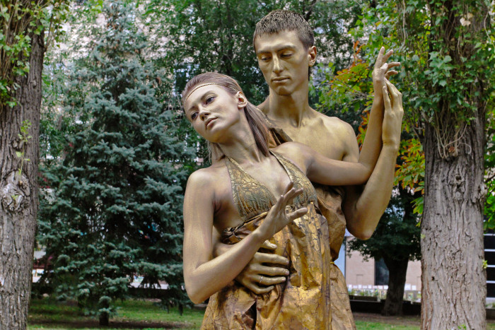 живые скульптуры