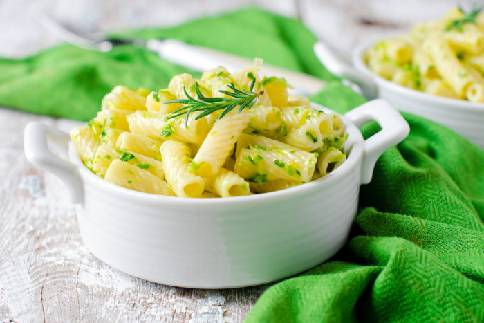 макароны с лимоном