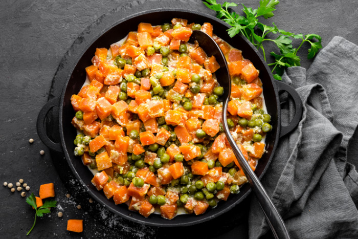морковь со сливками