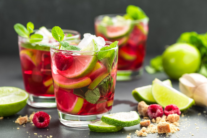 малиновый мохито