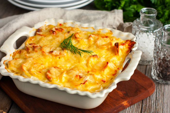 гратен с морковью