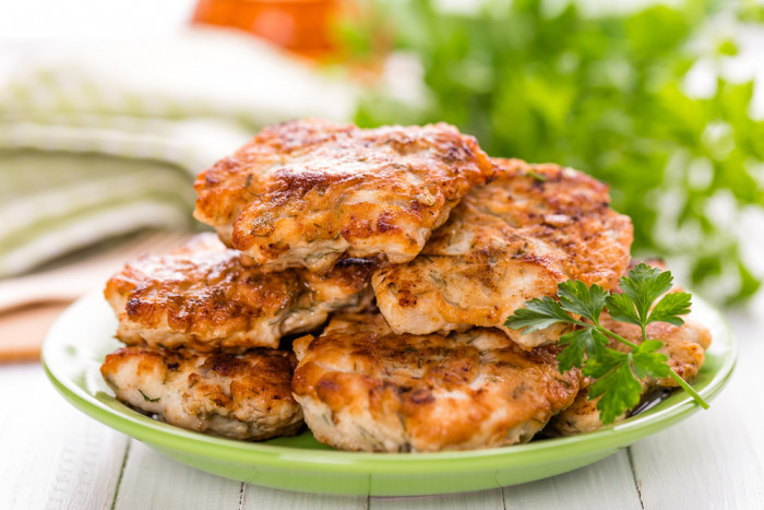 рубленные куриные котлеты