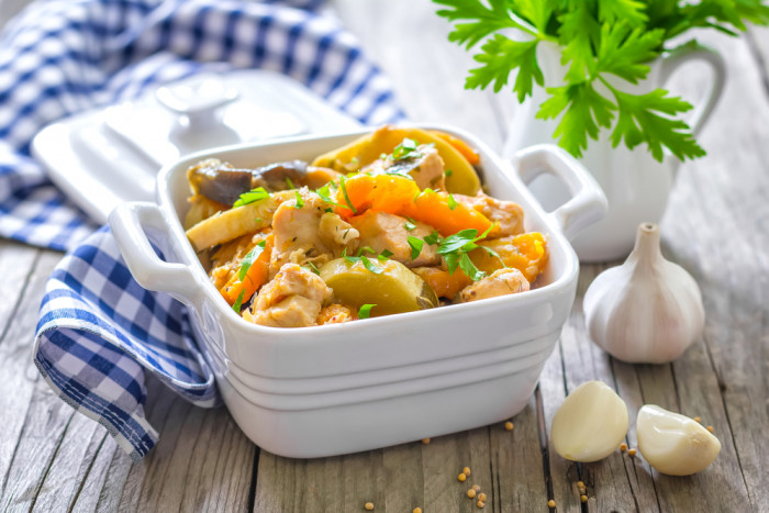 рагу с курицей