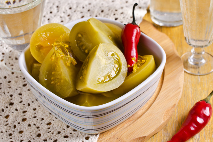 зеленые помидоры