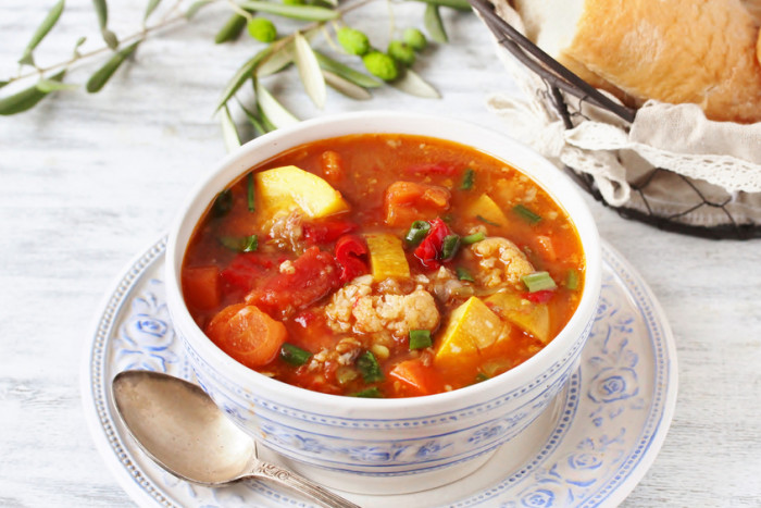 курица с кабачками