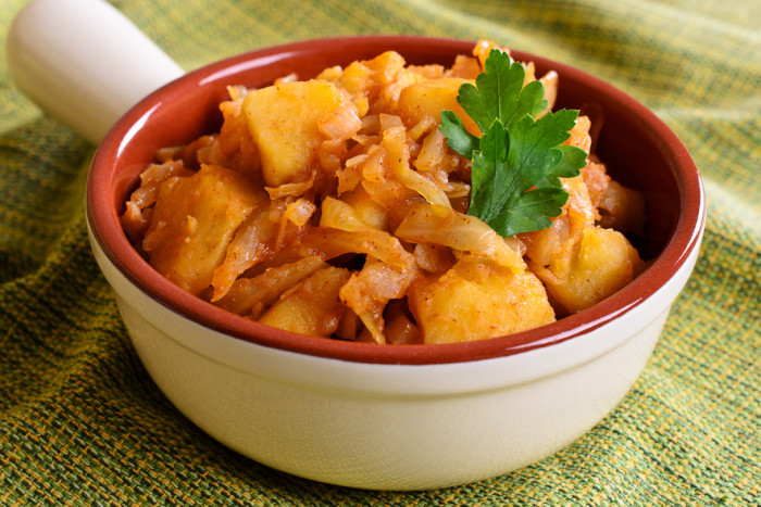 капуста с картошкой