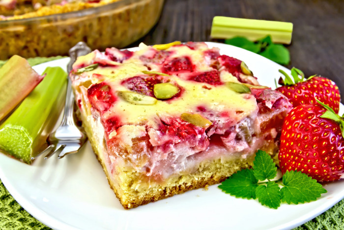 пирог с клубникой