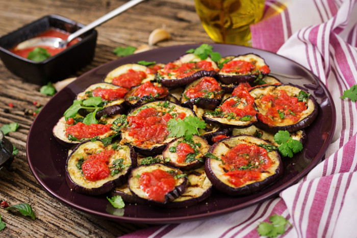 баклажаны с томатом