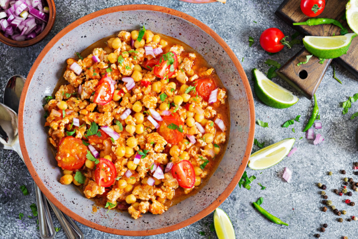 нут с мясом