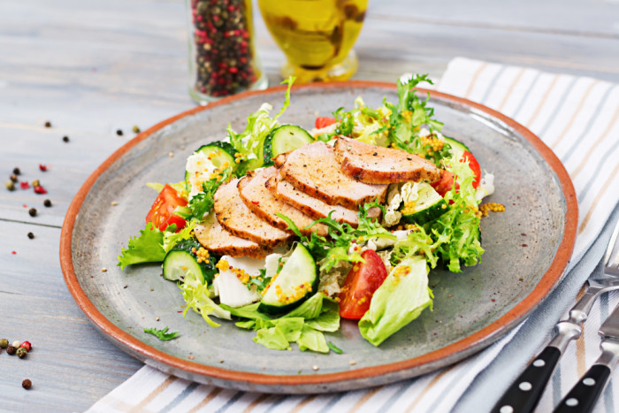 салат с бужениной