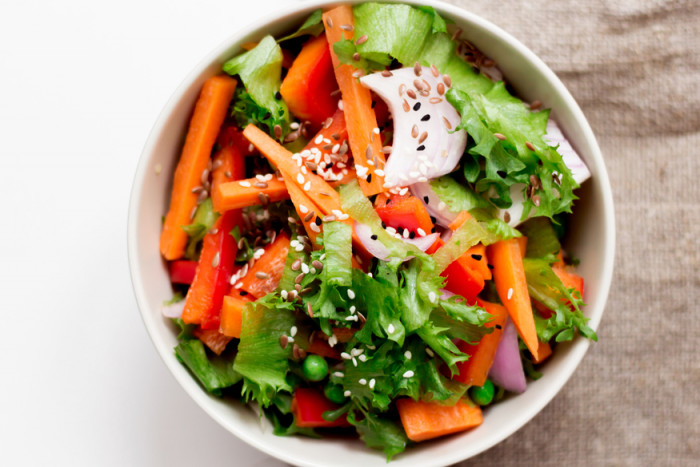 салат из перца и моркови