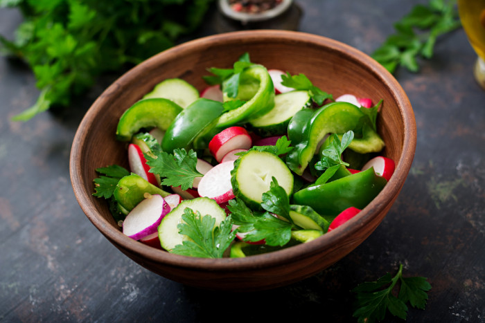 редис с перцем