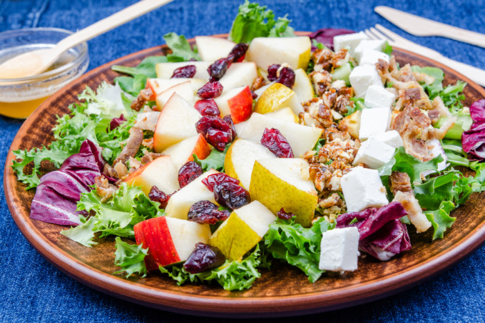 салат из яблок