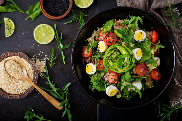 салат с авокадо