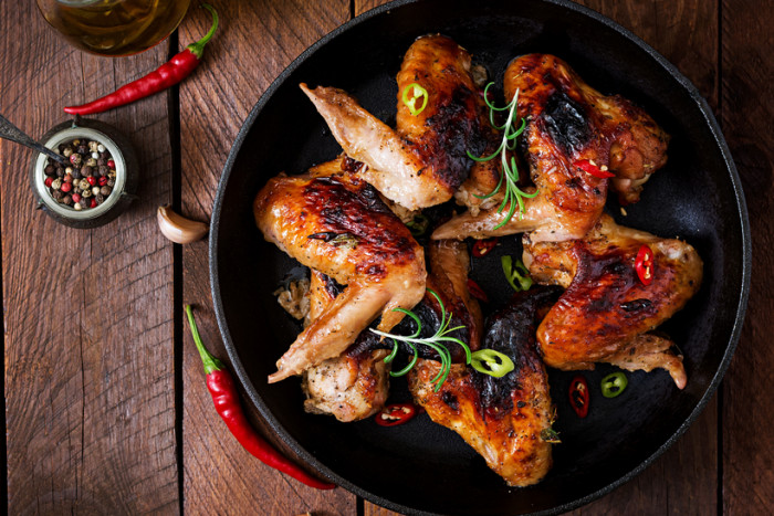 крылья с имбирем