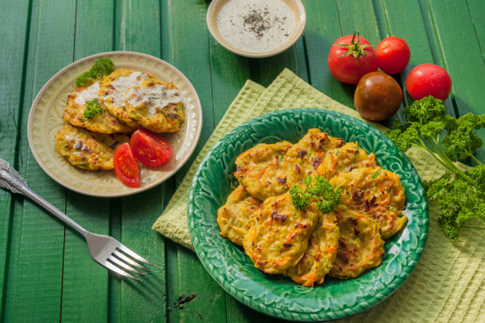 овощные оладьи