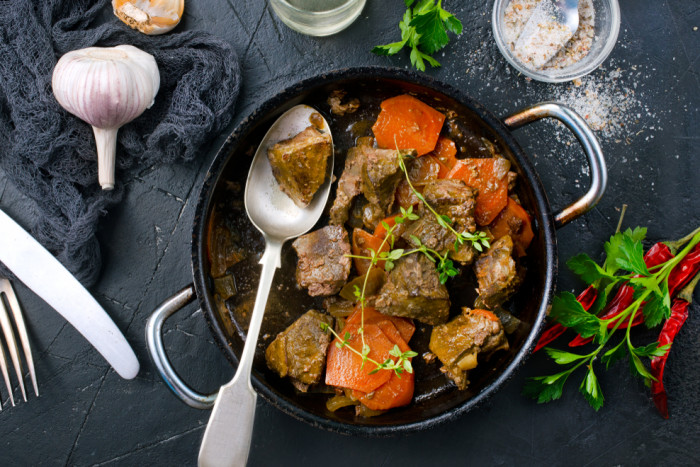 мясо с овощами