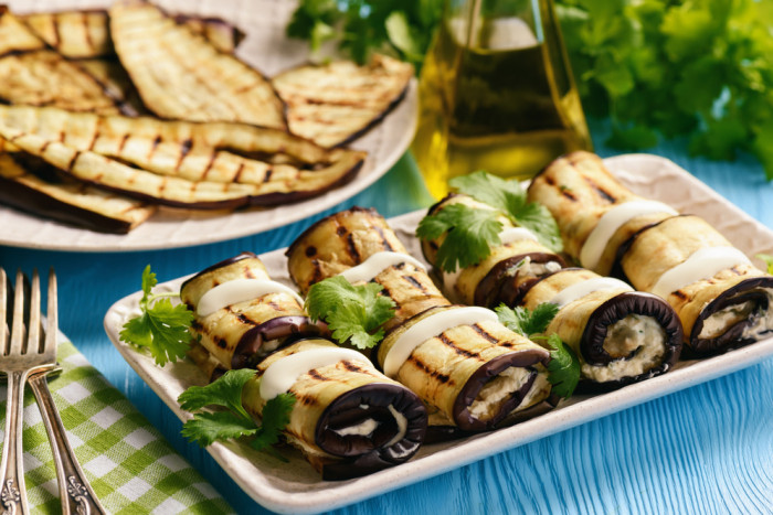 баклажаны с грибами