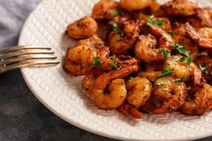 креветки томат