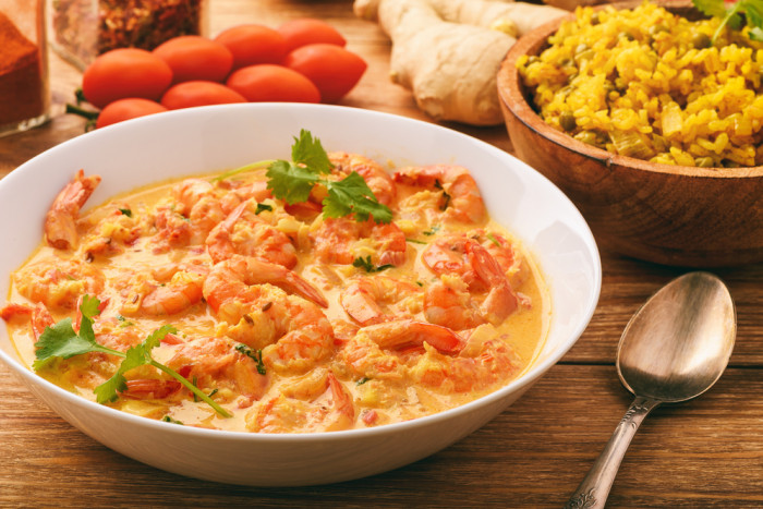 креветки сливки