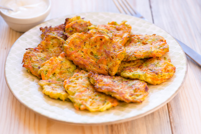 морковные оладьи