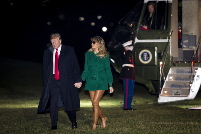 Мелания Трамп просто