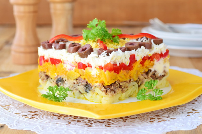 рыбный салат