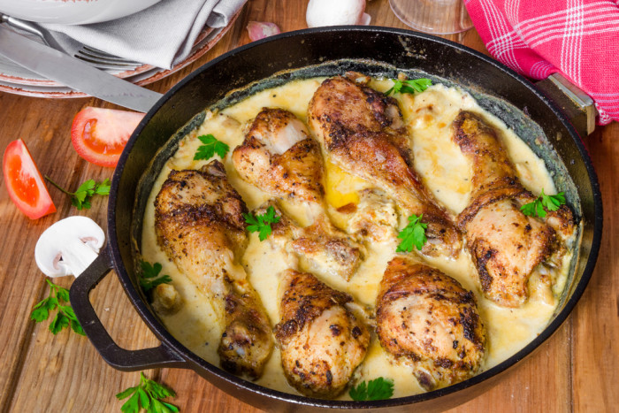 курица сливки