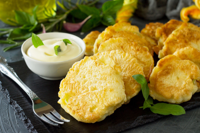 оладьи цветная капуста