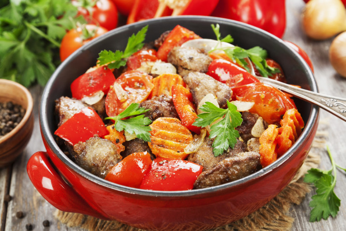 печень чеснок