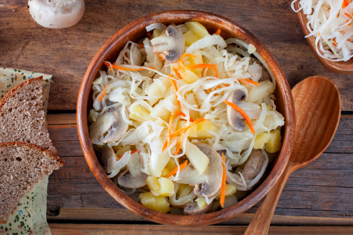 капуста грибы
