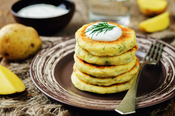 картофель оладьи