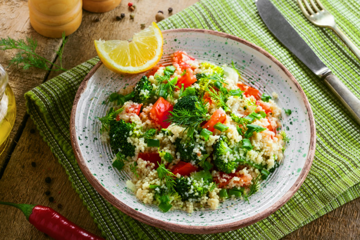 кускус брокколи