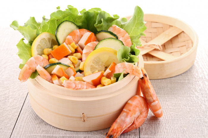 креветки кукуруза