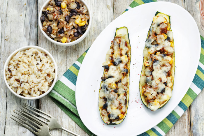 цукини фасоль