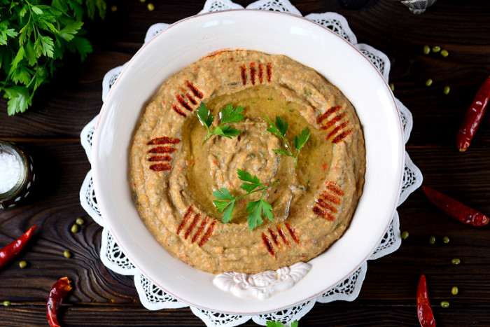 баклажаны нут