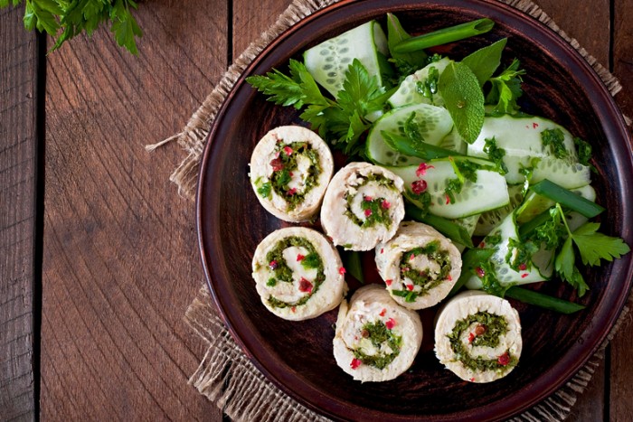Куриные рулетики