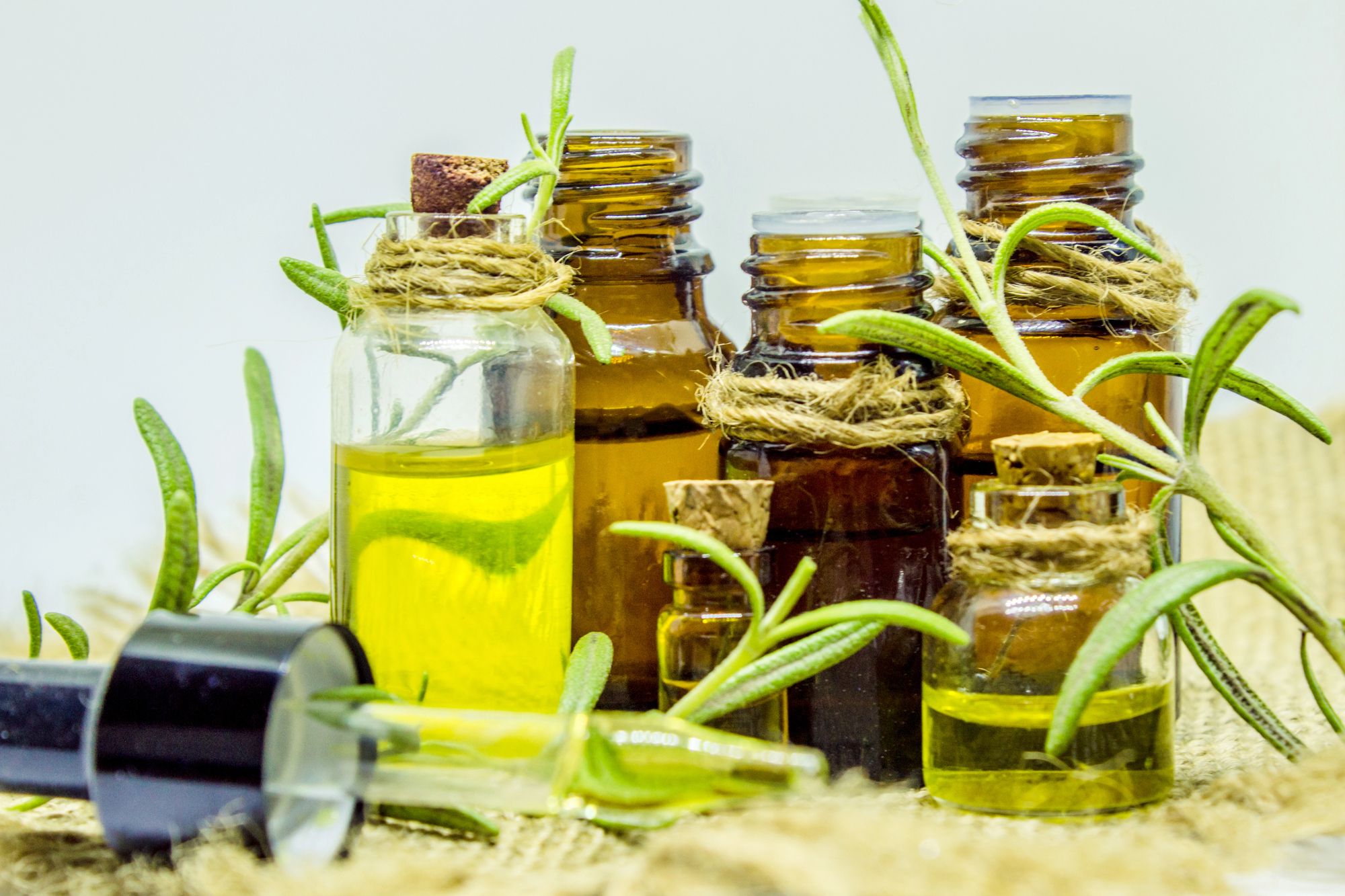 Маска с эфирным маслом розмарина