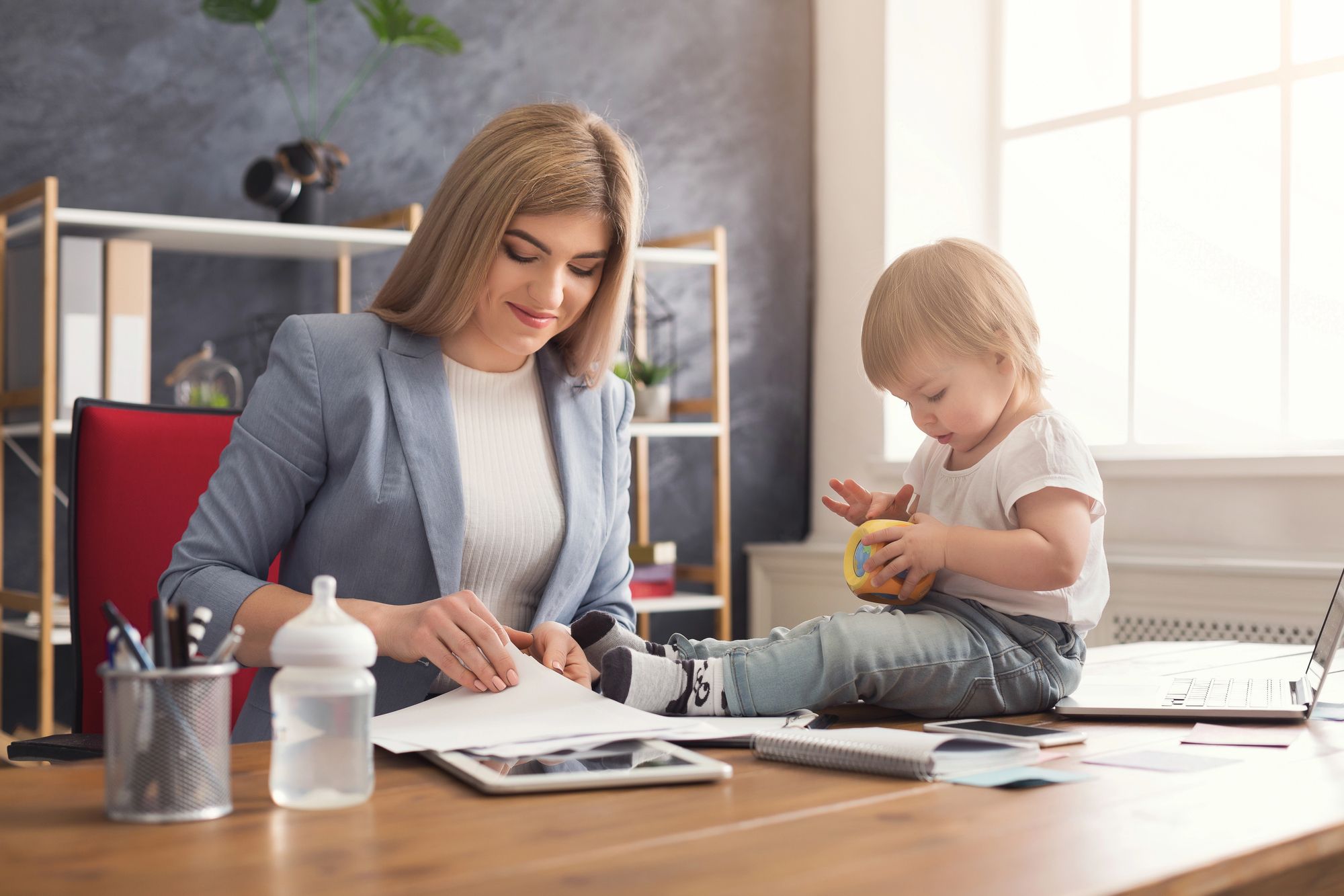 Мама, ребенок и работа